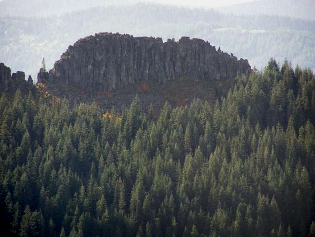 Rooster Rock to the southeast.