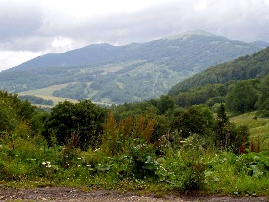 View from Pass Wyznianska (855 m)...
