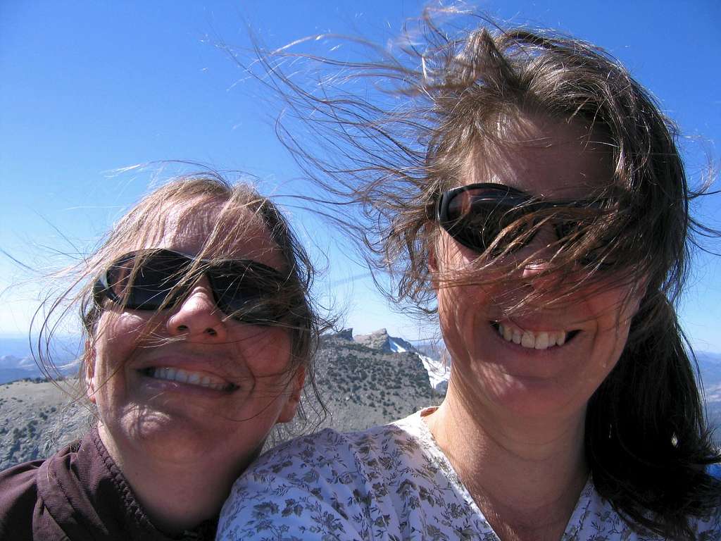 Blowing Hair Day On Pyramid Peak