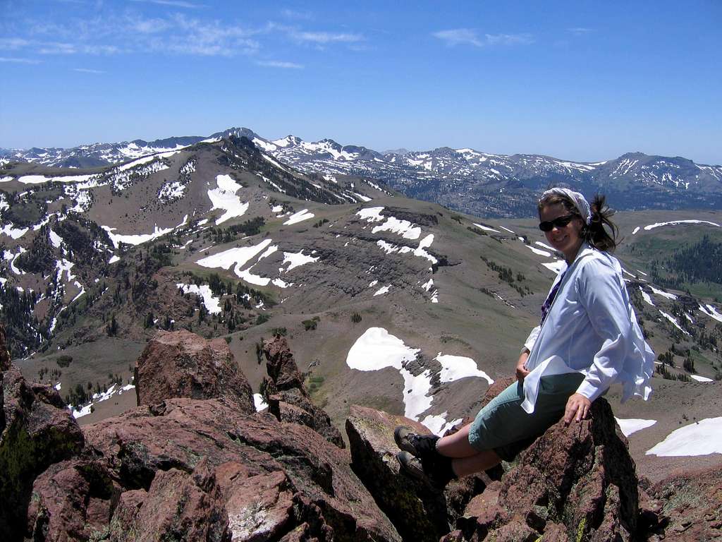 Summit View On Stevens Peak