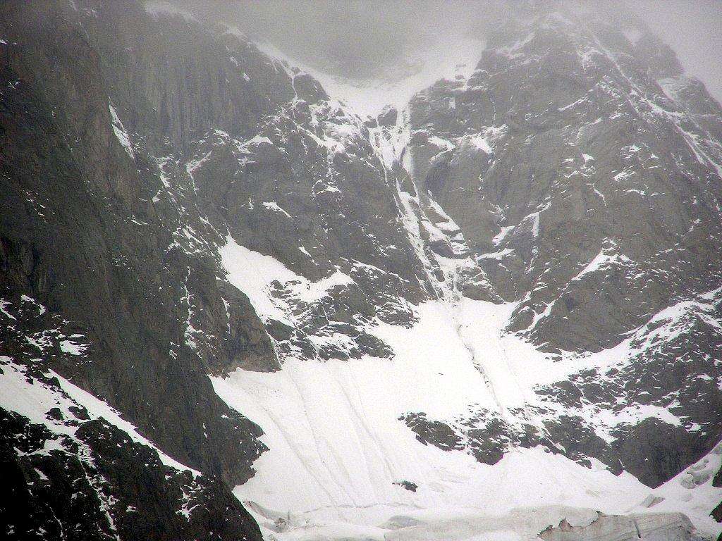 East Face - the Y couloir