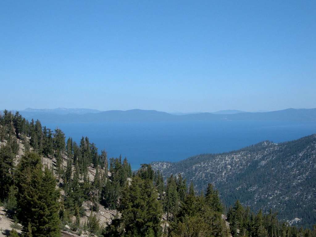 Lake Tahoe from high on the TRT