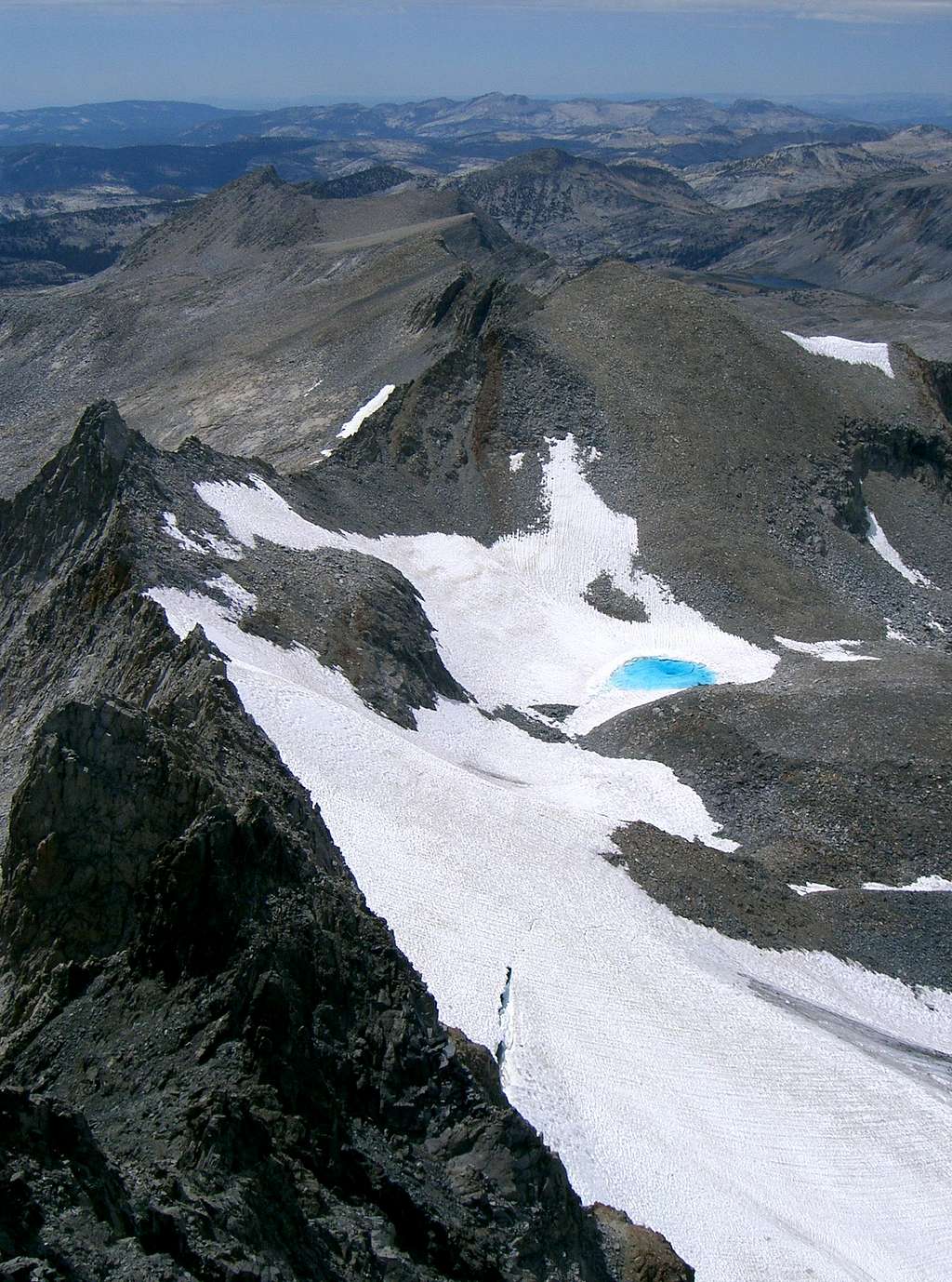A Drop of Blue in a Monochrome Landscape