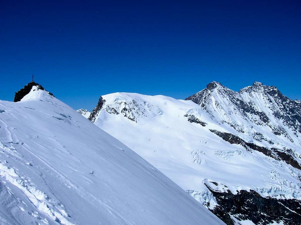 Summit view towards Mischabel group