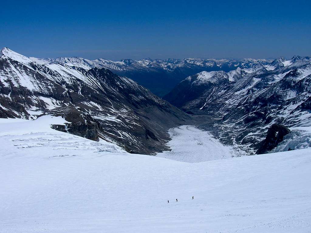 View on Pasterze Glacier