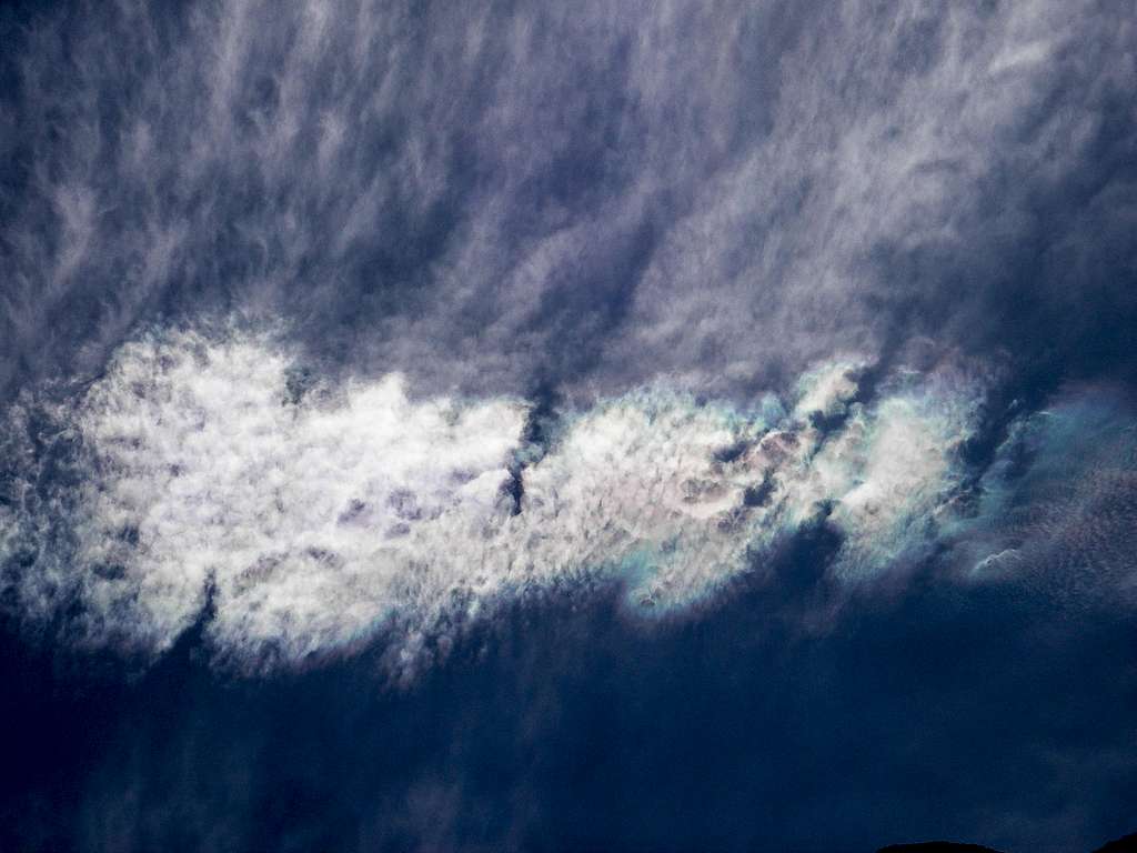 Strange Colored Clouds
