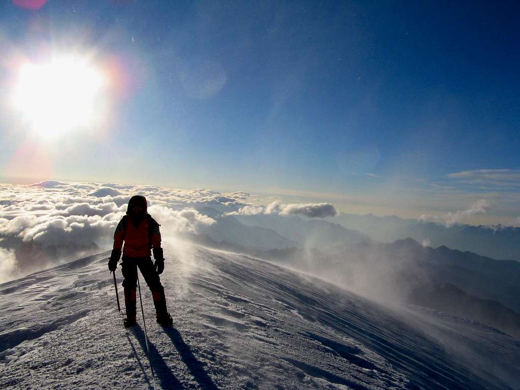 Summit of Mt Blanc