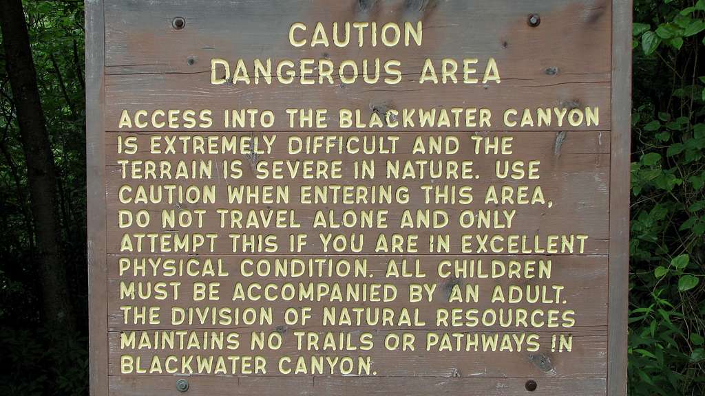 Warning sign.