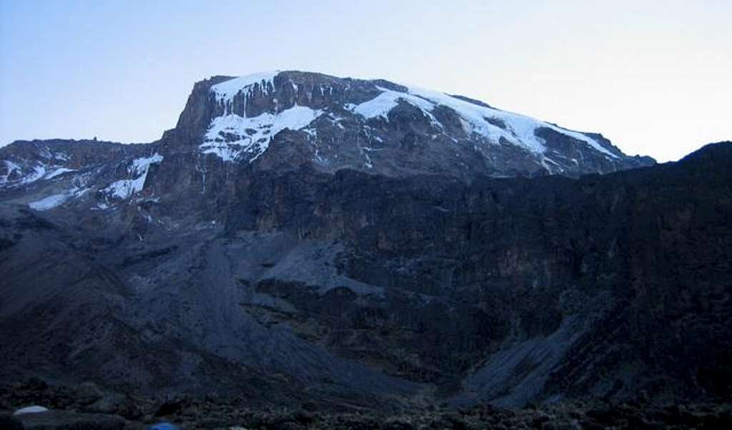Kilimanjaro from Barranco. On...