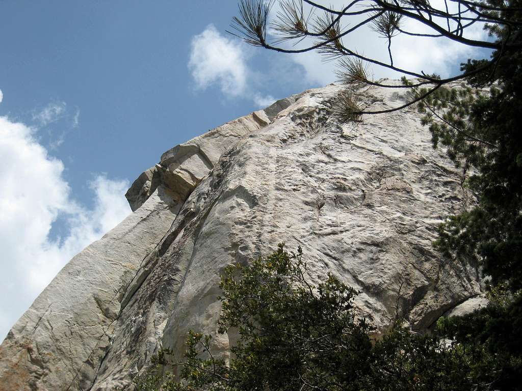 Tahquitz (Lily) Rock from Gully