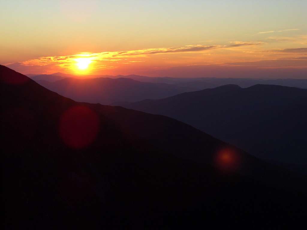 Sunrise over White Mountains