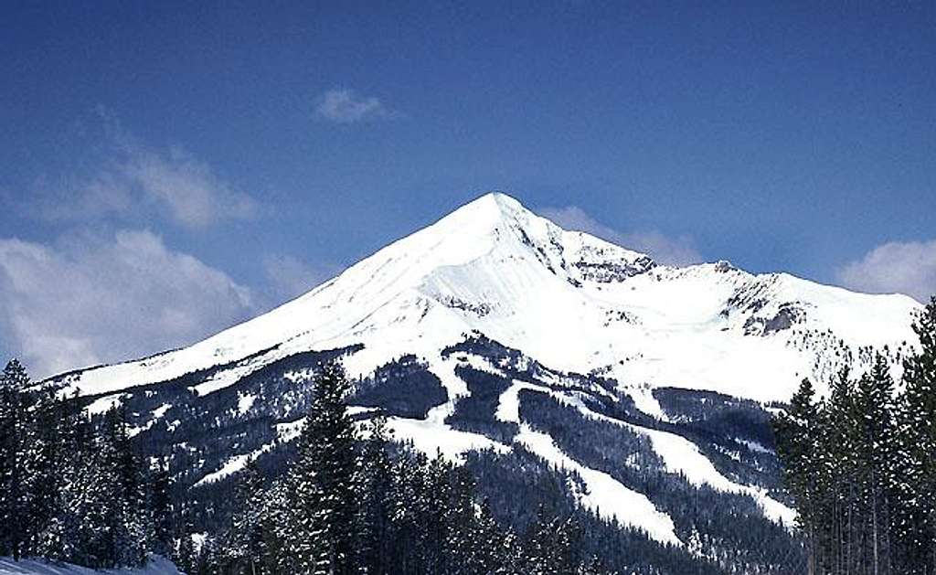 Lone Mountain from the east.