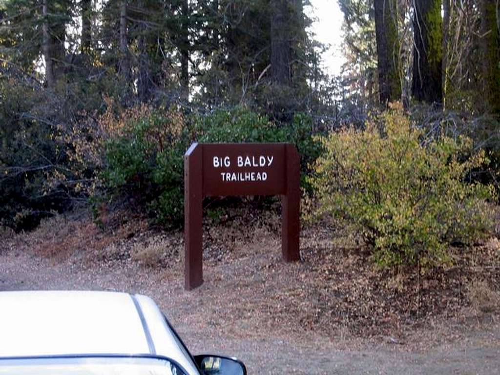 The Big Baldy Main Trail...