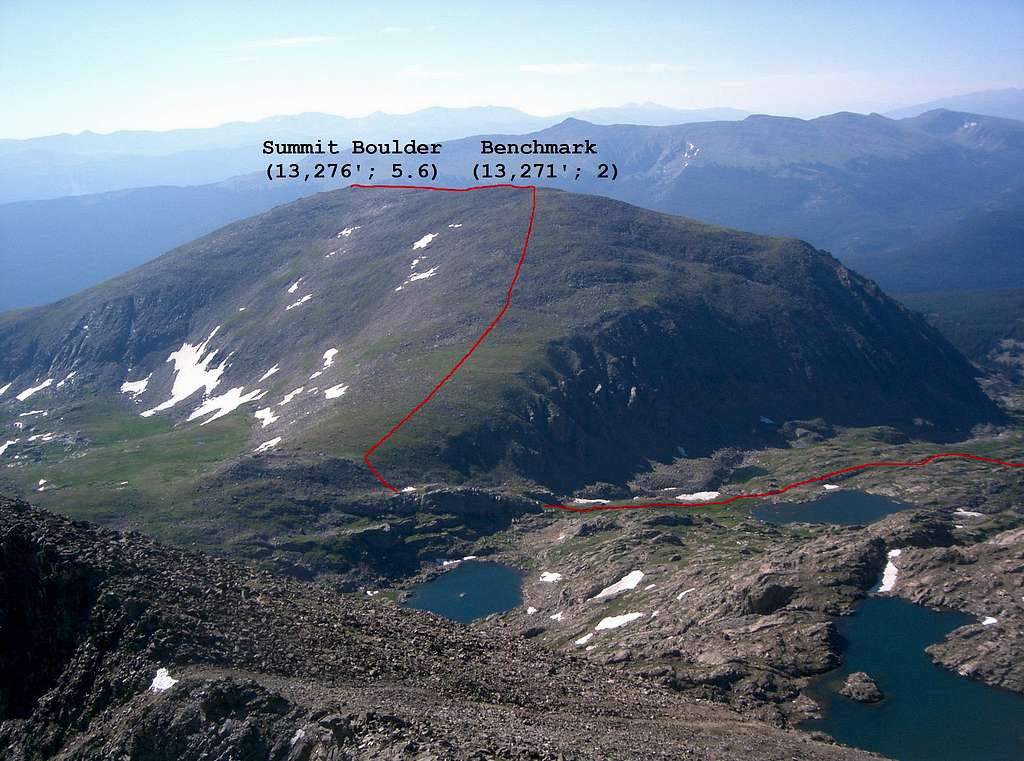 Whitney Peak's Northwest Ridge Route
