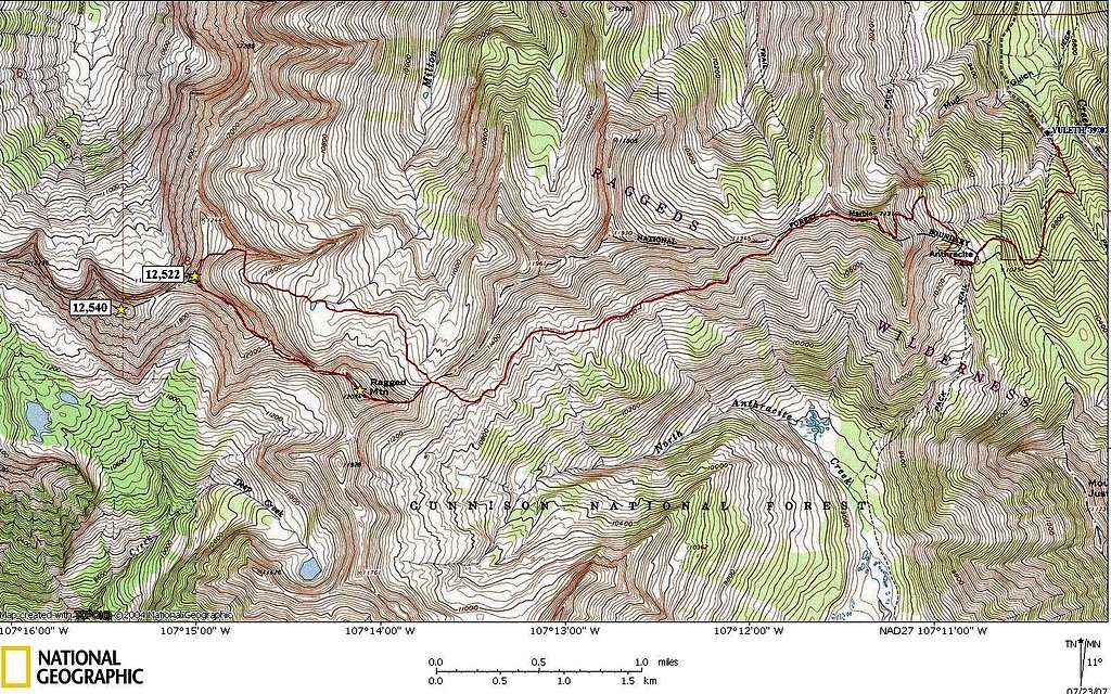 Marble BM, Ragged Mountain, & UN12,522