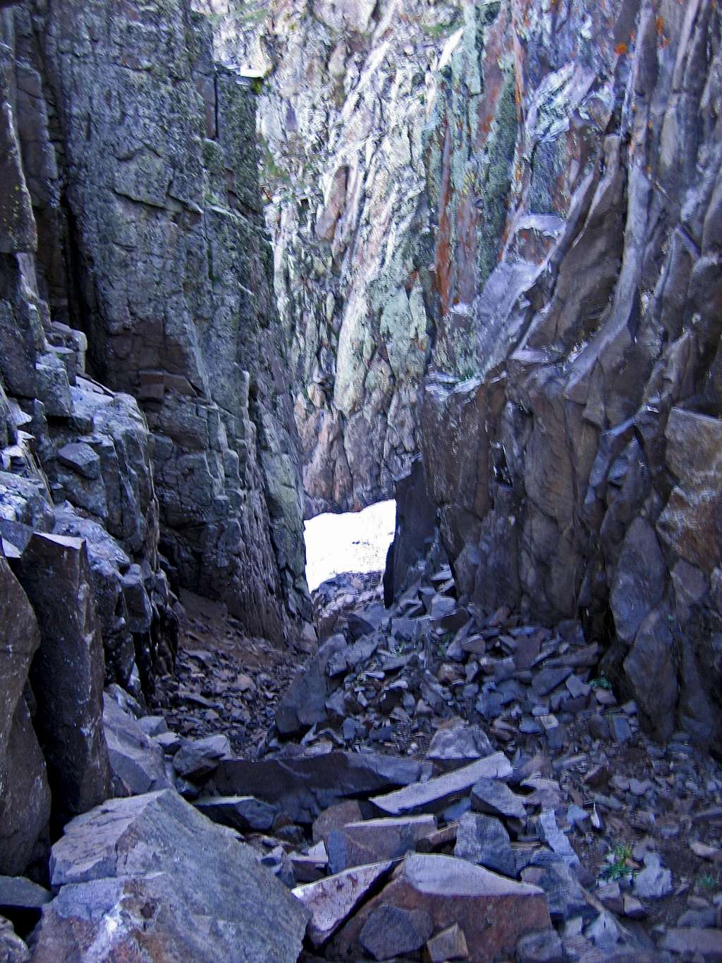 Loose access gully to Babcock s. ridge
