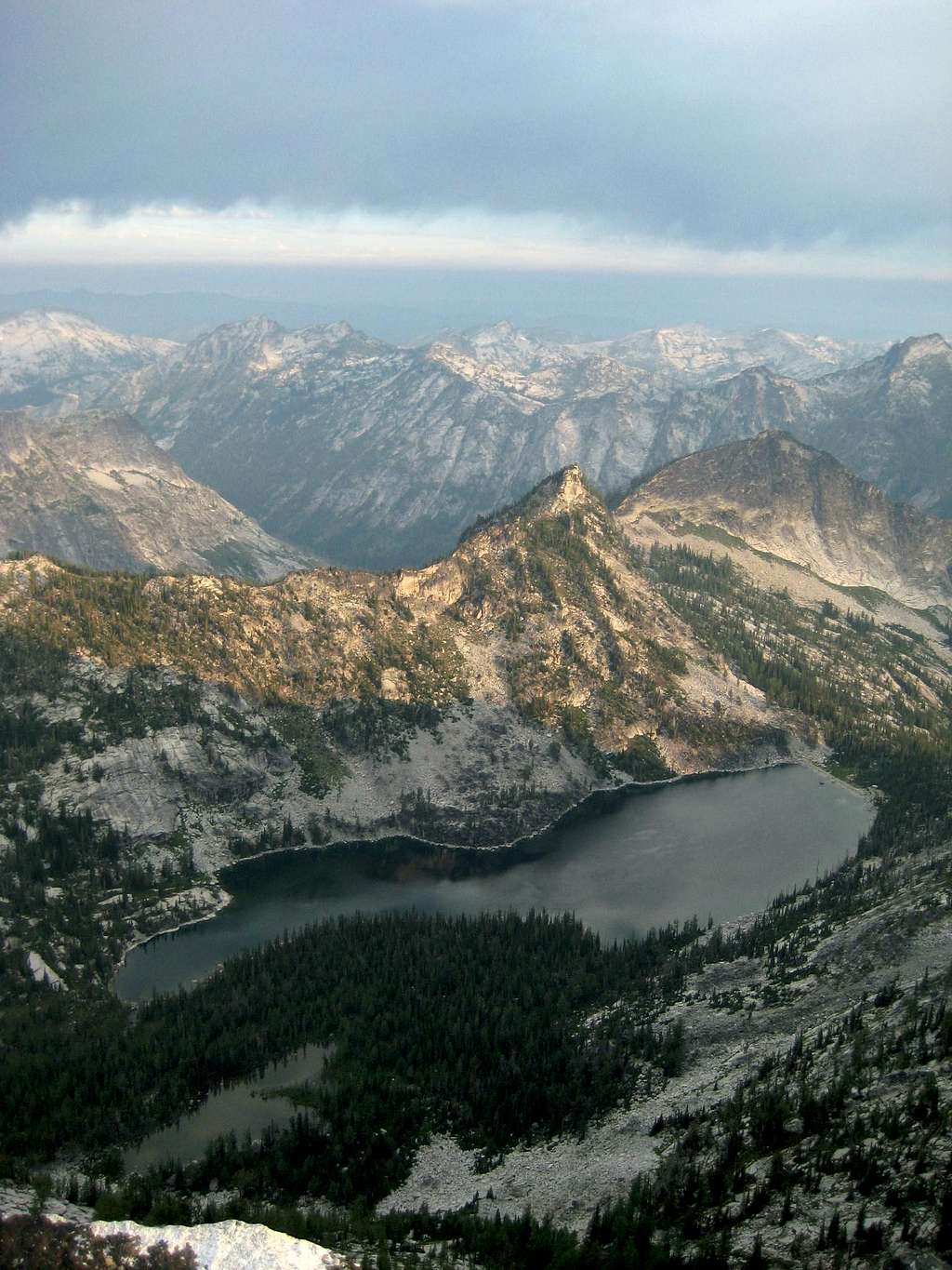 High Lake from Canyon Peak