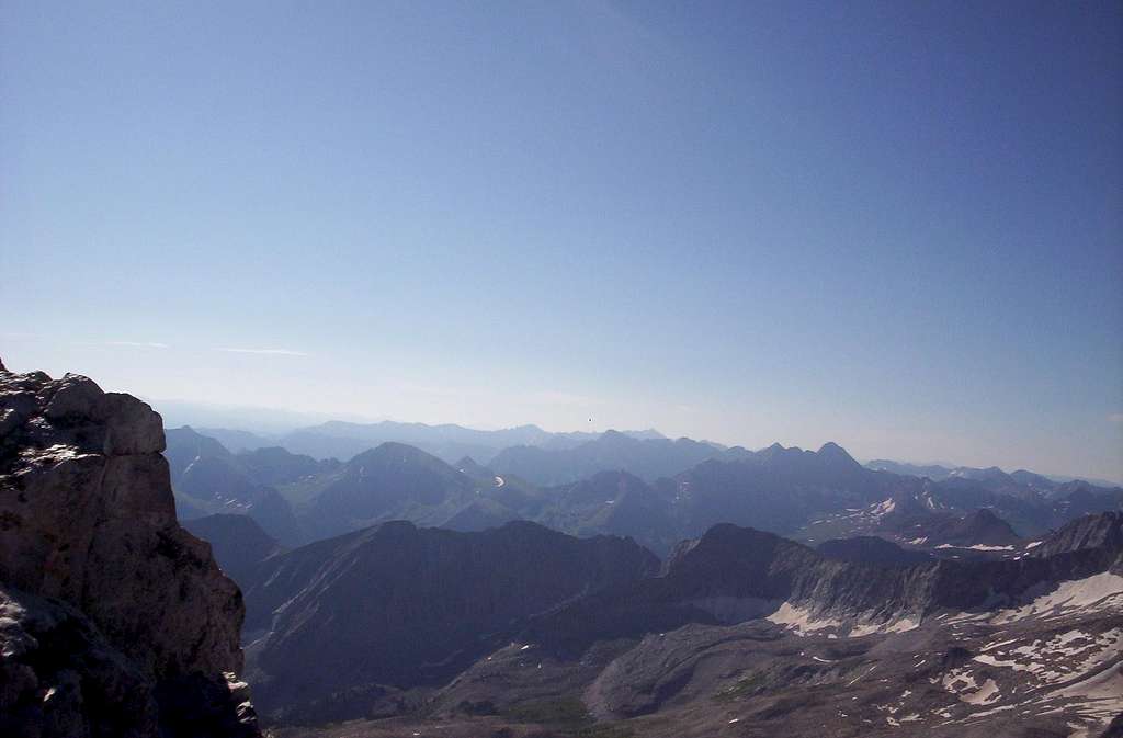 A view of the Elks from the summit of Capitol Peak