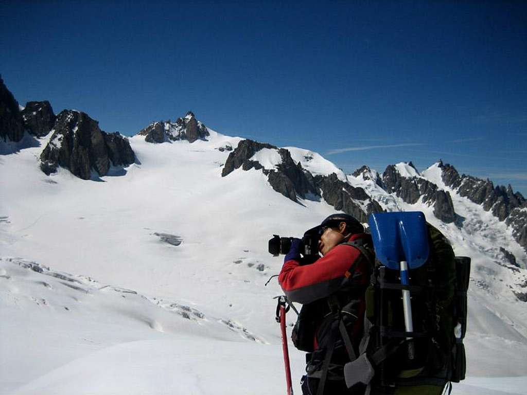 Gungyoel on the Glacier du Geant