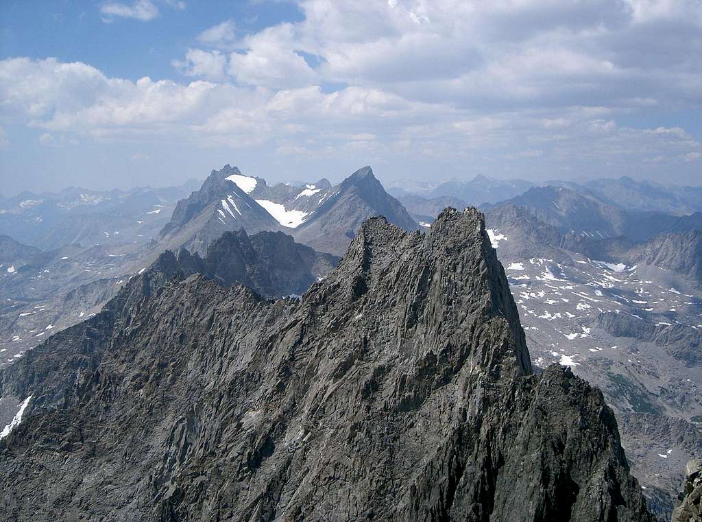 Impressive Knife Edge Summit of Norman Clyde Peak