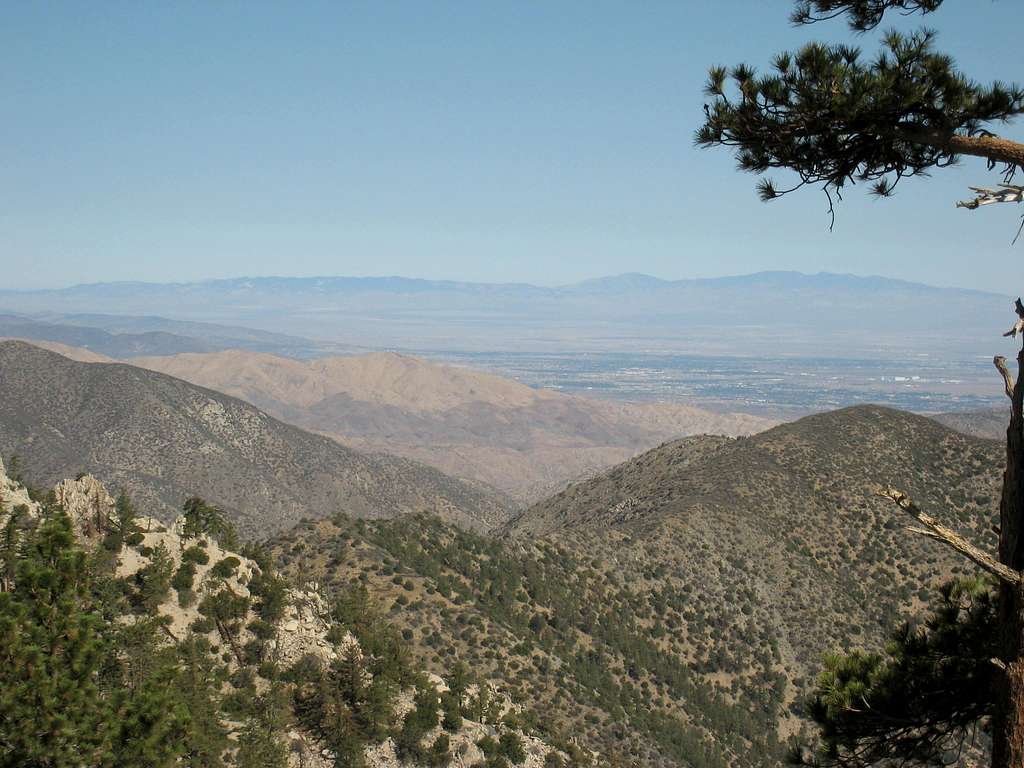 View NE from near summit of Winston Ridge (7,003')