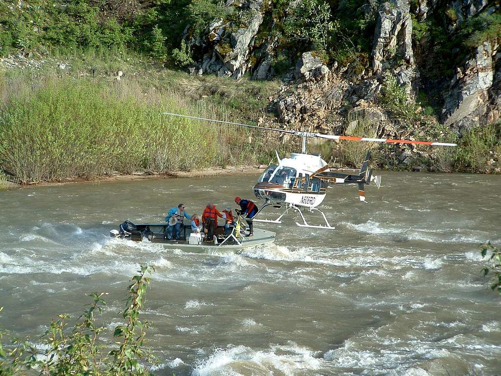 Helicopter Rescue, Payette River Idaho