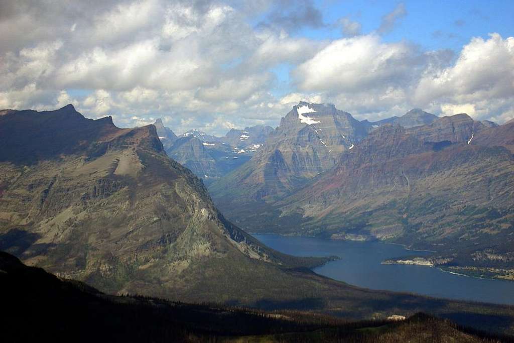 View into Glacier National Park