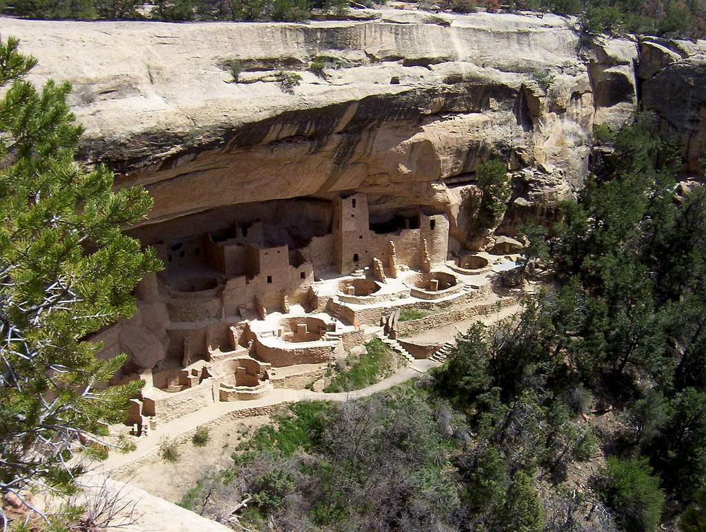 The Cliff Palace in Mesa Verde