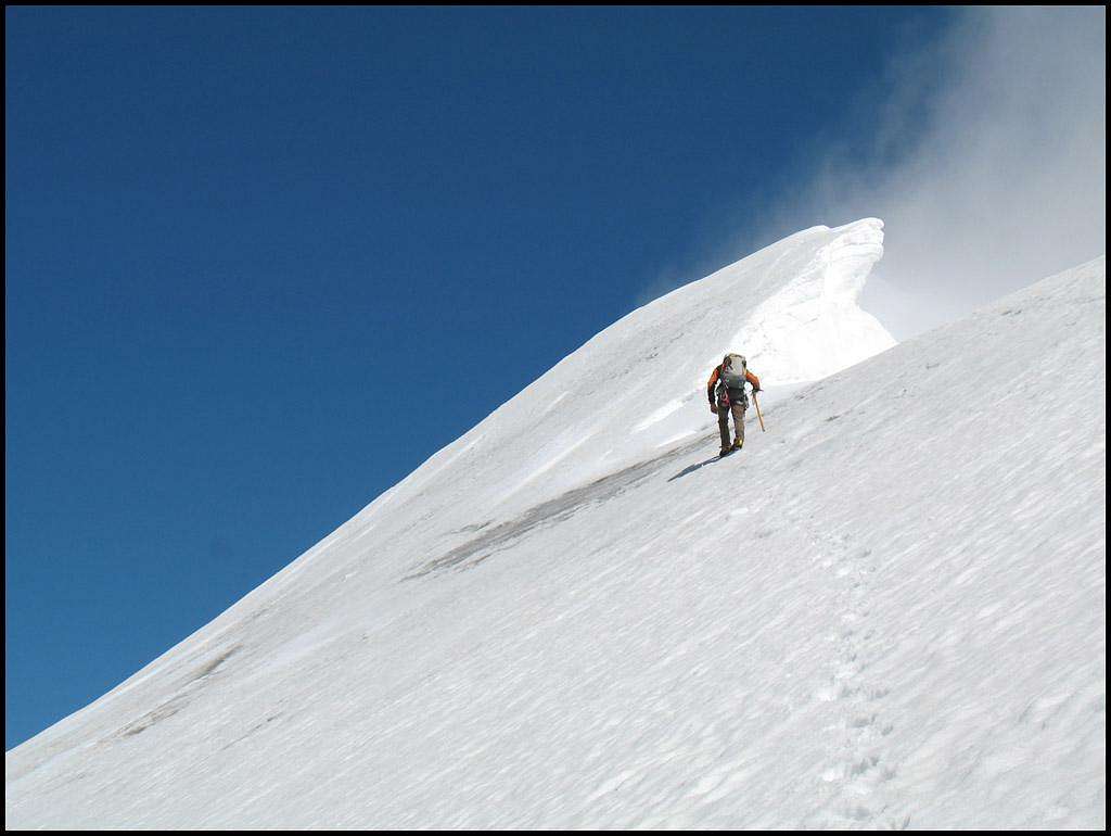 Galenstock summit ridge