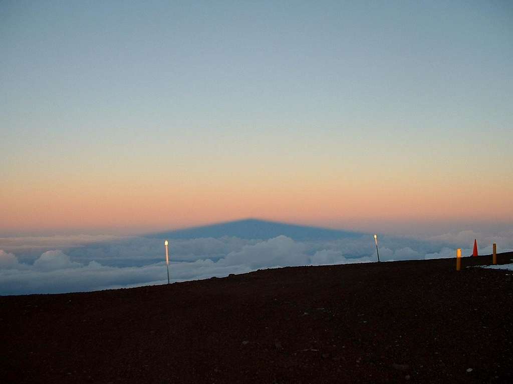 Shadow of Mauna Kea