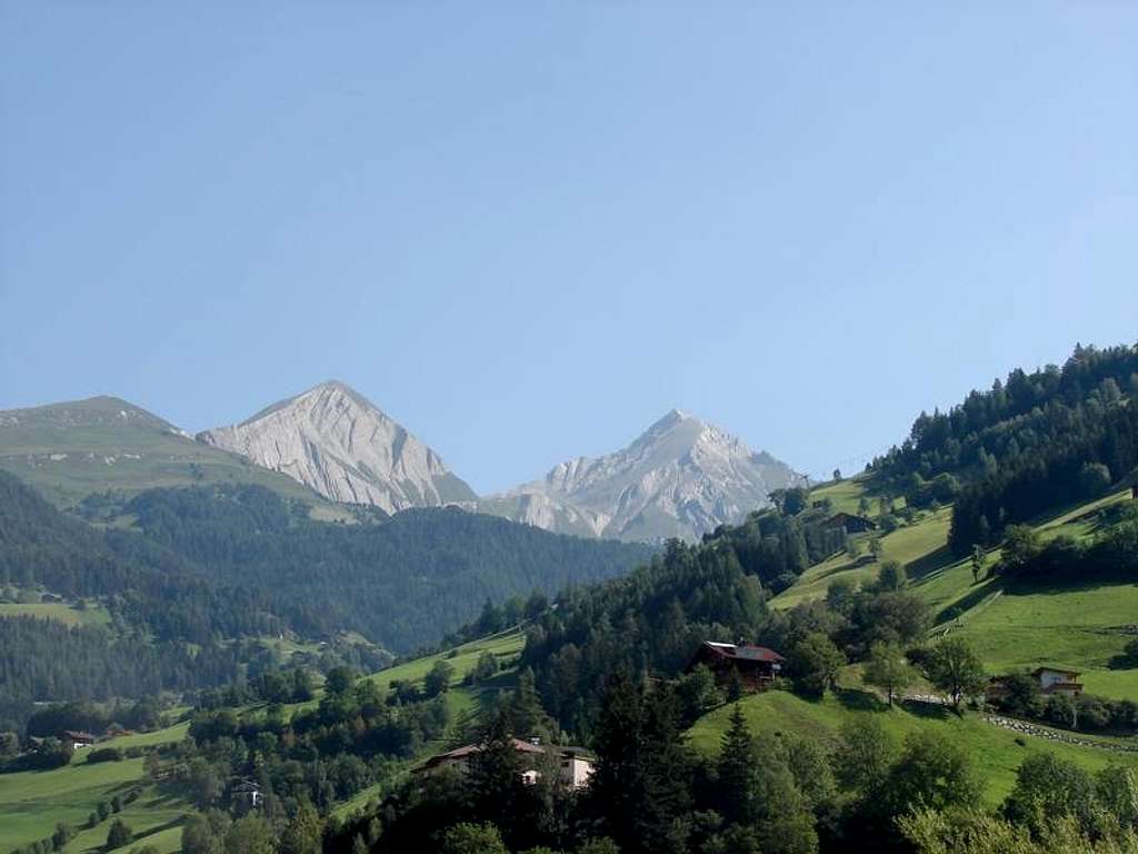 Bretterwandspitze and Kendlspitze
