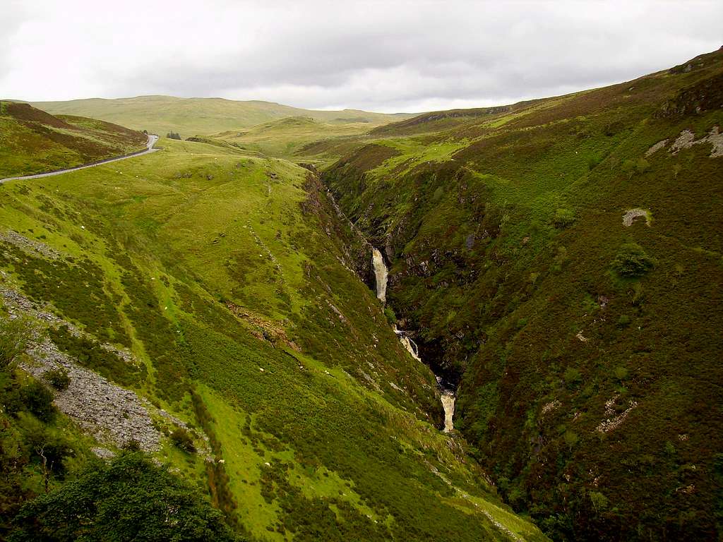 Rhaeadr y Cwm Gorge