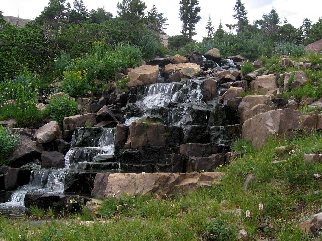 waterfall in Naturalist Basin