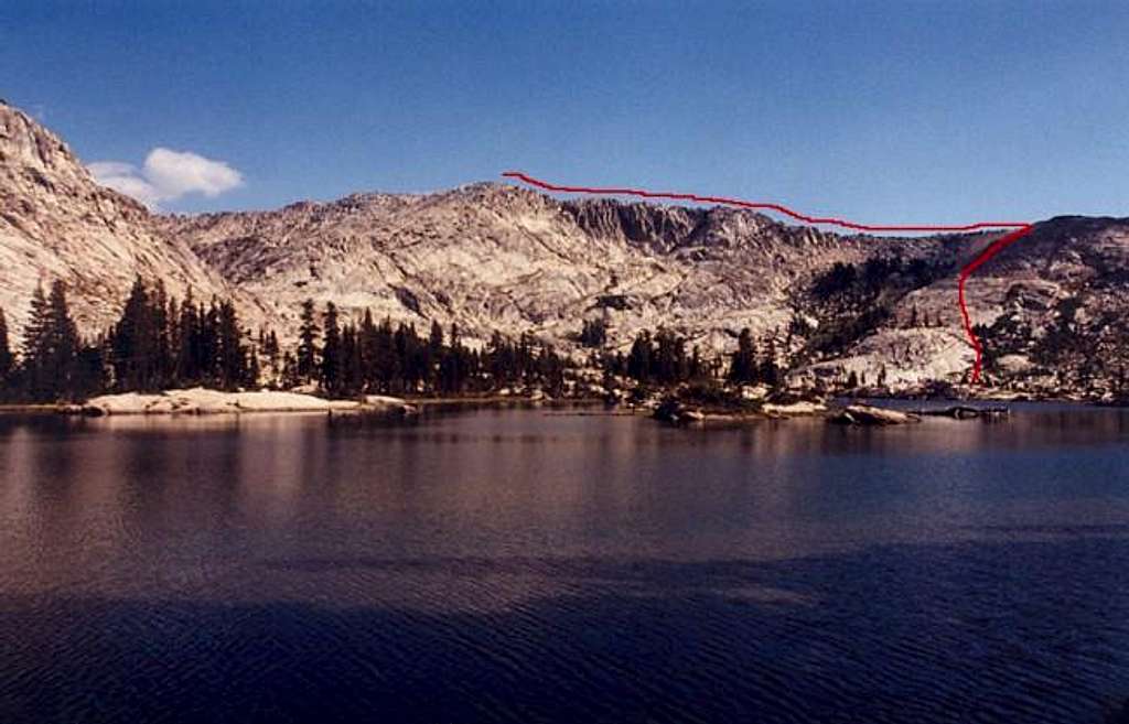 Peninsula Lake, Schofield Peak