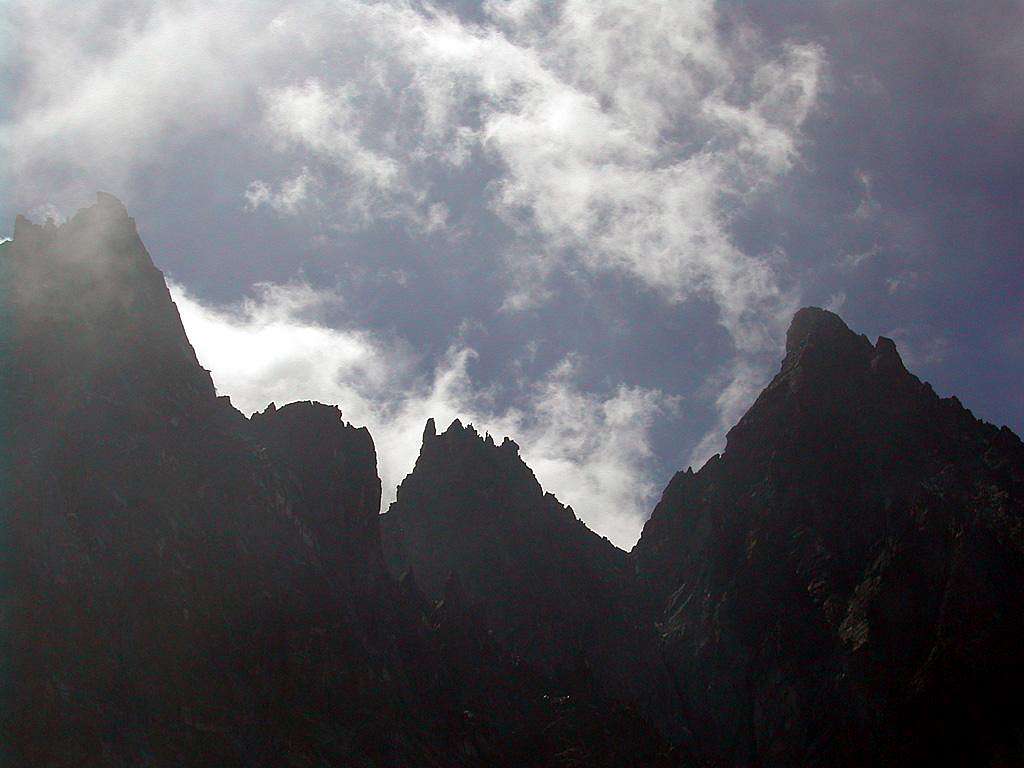 The ridge between Visolotto and Punta Gastaldi