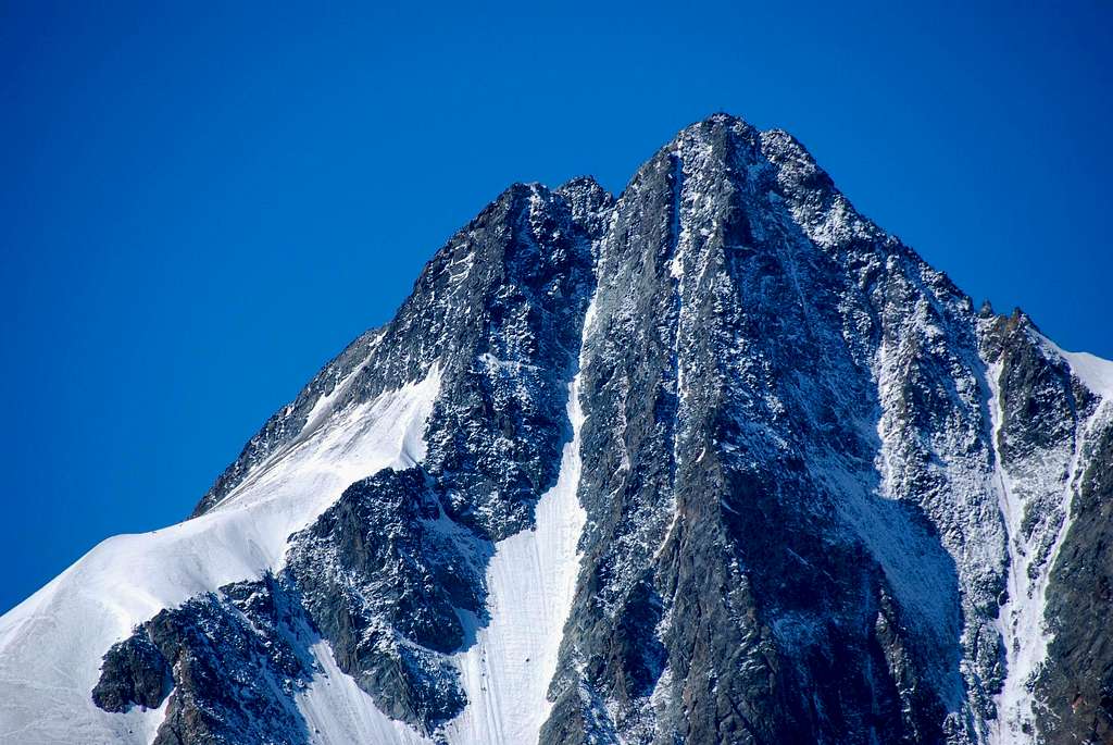 Closeup of Glockner summit