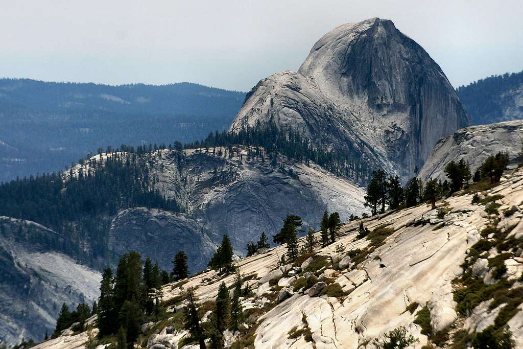 Half Dome From Above Olmstead Point