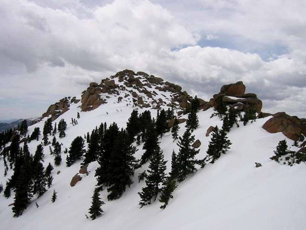 Windy Peak's summit from the...
