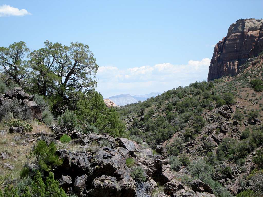 Mt. Garfield from Monument Canyon