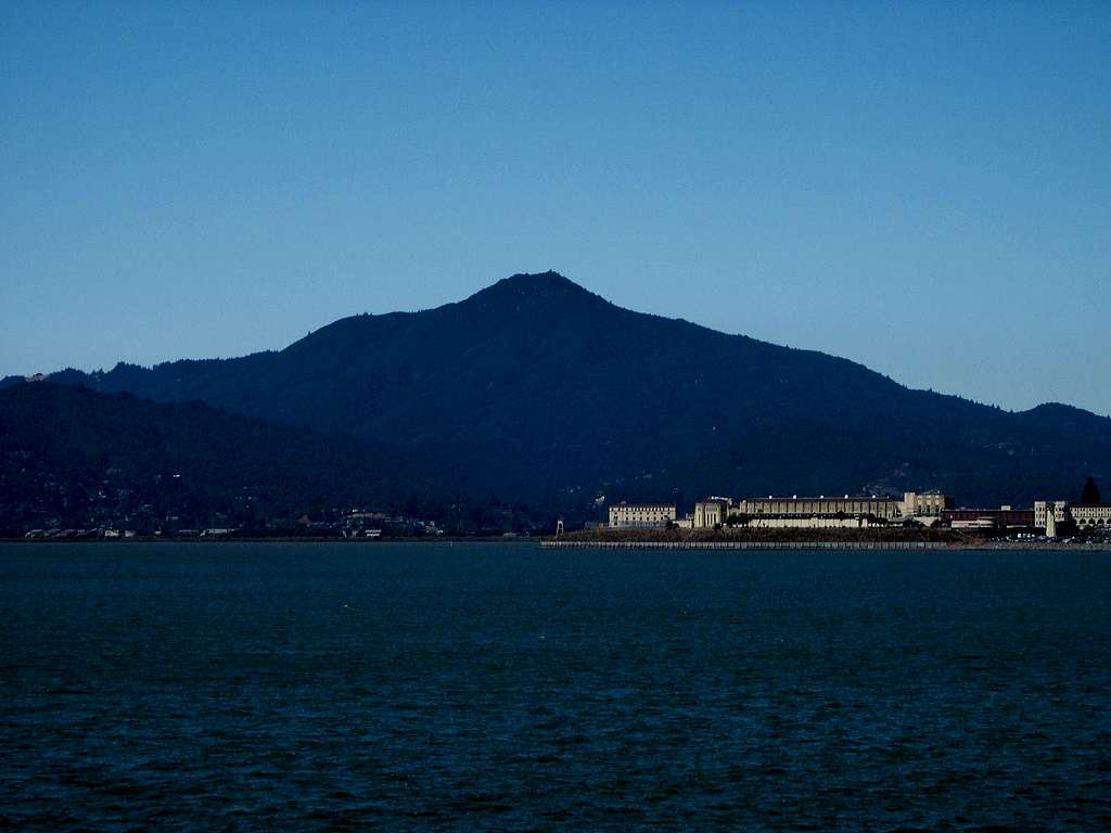 Mt. Tam as seen from San Francisco Bay