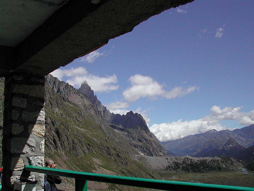 A view from Rifugio Elisabetta