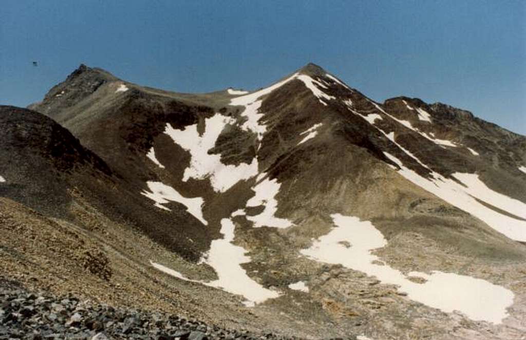 Striped Mountain, viewed from...
