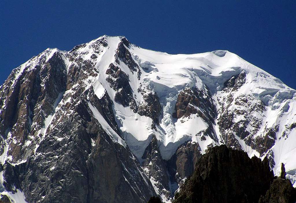 The Brenva side of Mont Blanc