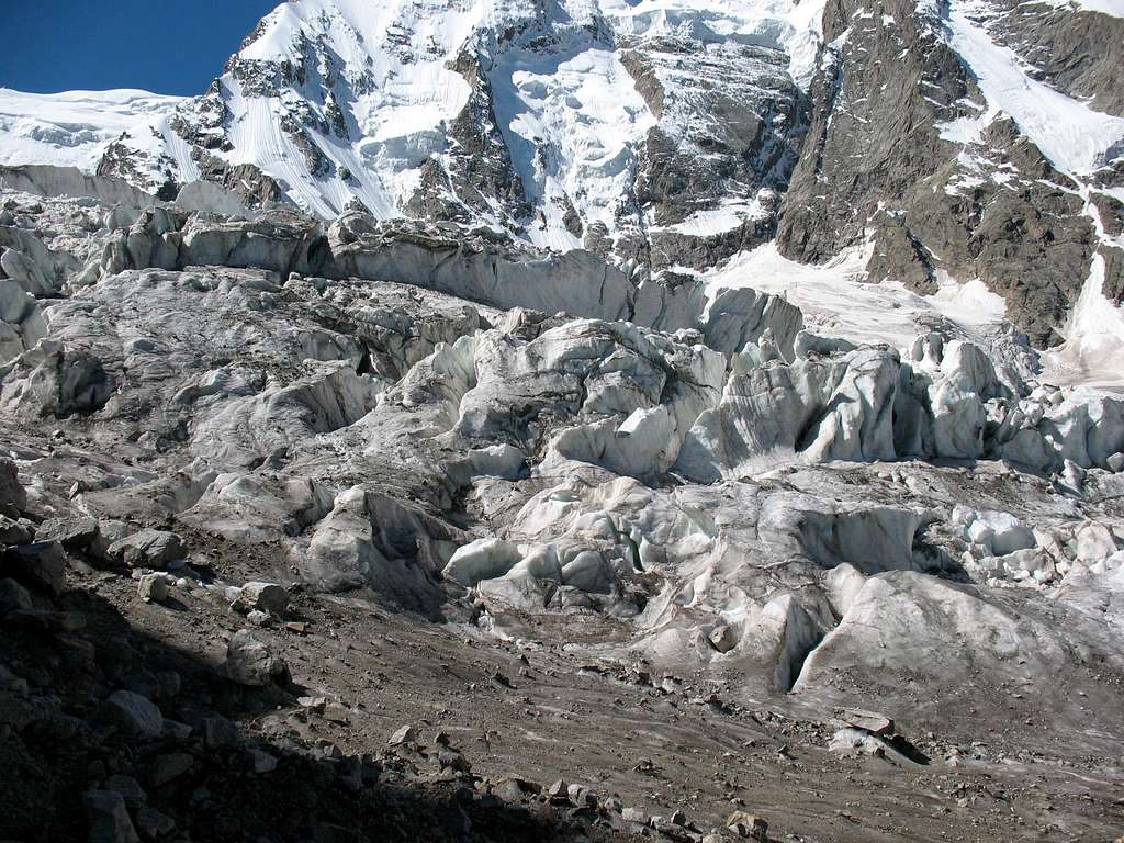 The First Icefall of Mizhirgi Glacier