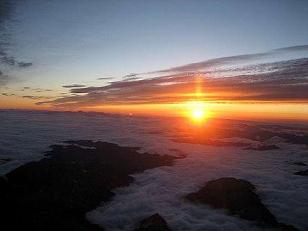 Sunrise - Summit Day, Emmons Glacier (Mt. Rainier)