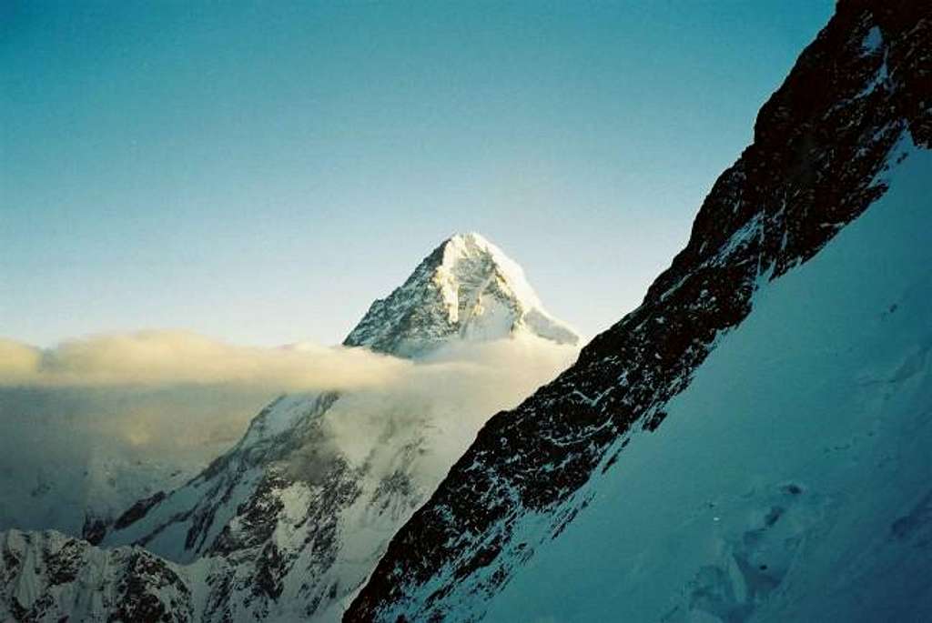 A stunning view across to K2...