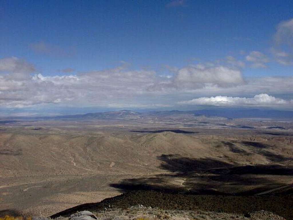The view east from the summit...