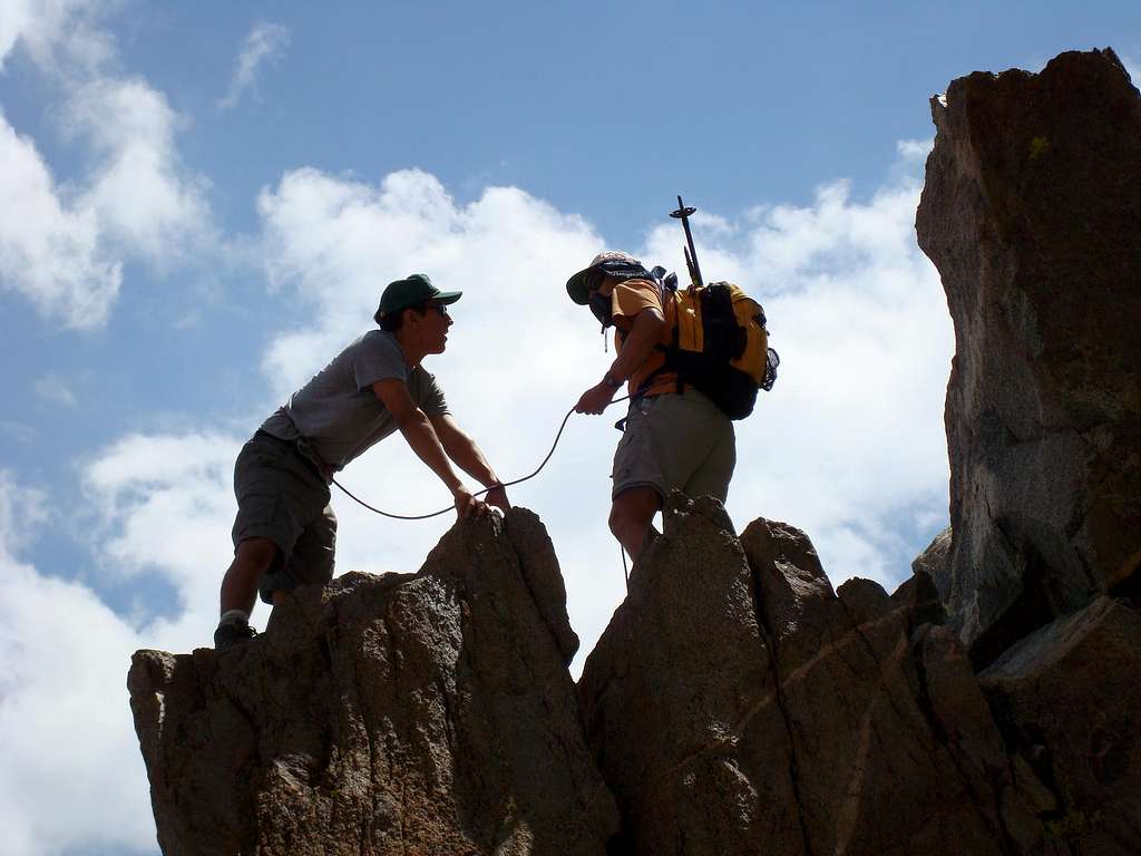 Coming Down Pinnacle (12,300'), Sierra Nevada