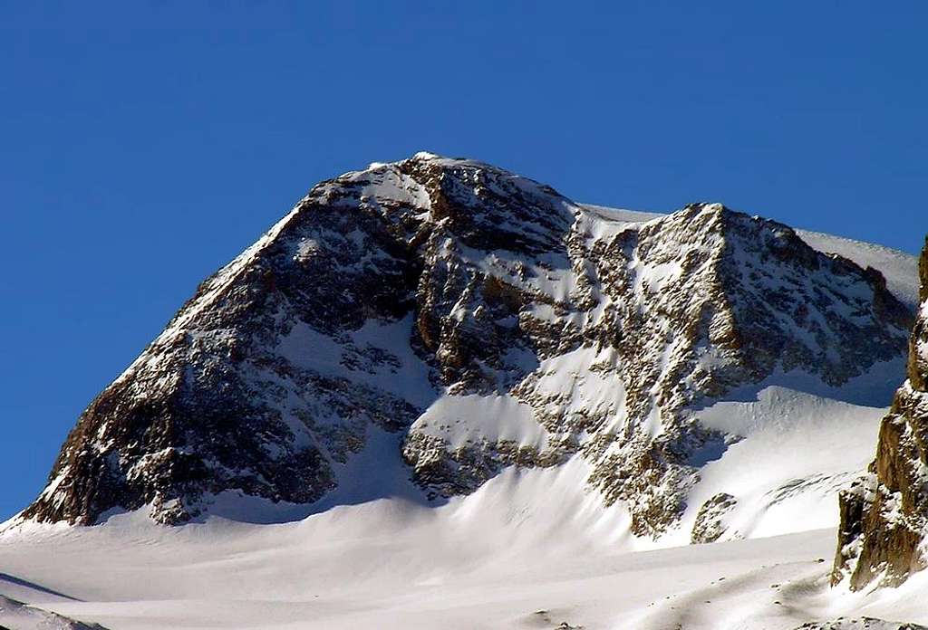 La Punta Calabre (3396m), versante nord