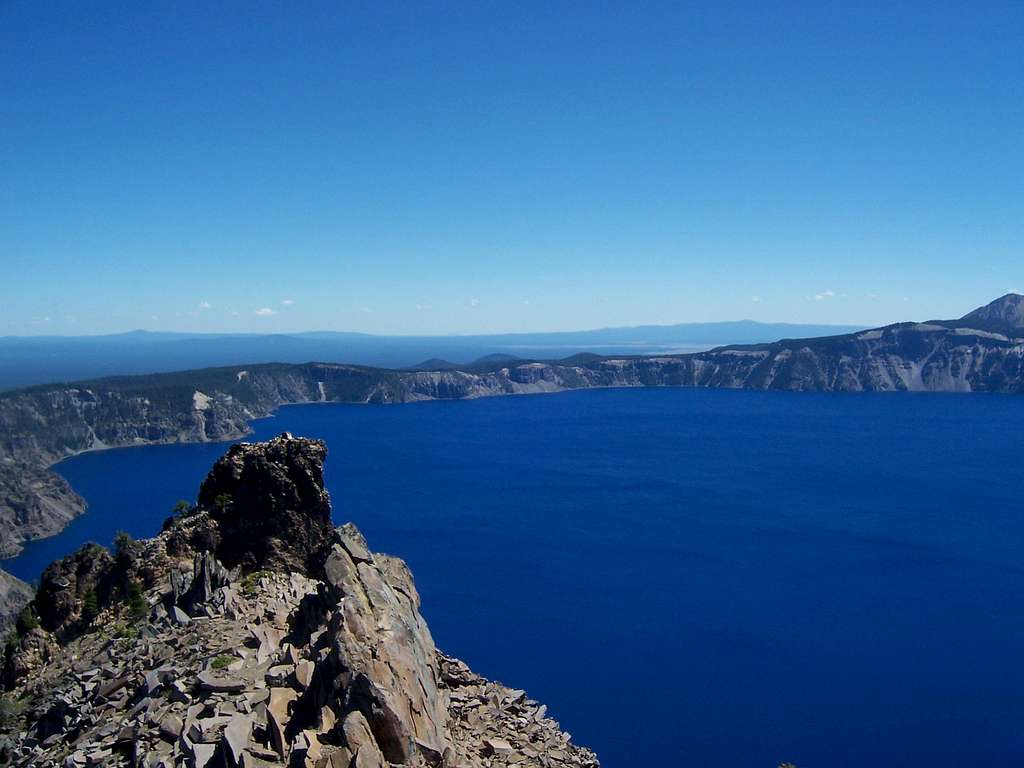 Summit view of lake